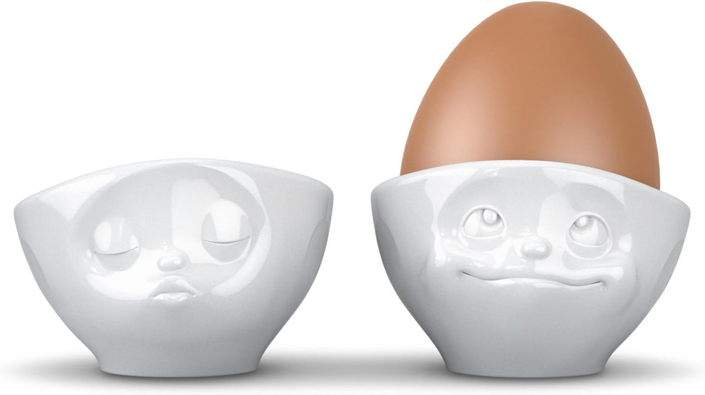 4er-Set Eierbecher Küssend & Verträumt & lecker & Och Bitte