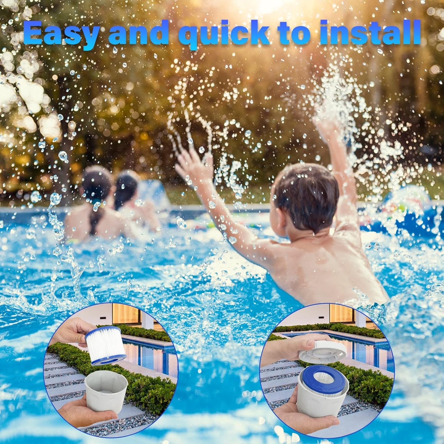 Pool Filterkartuschen VI, 6 Stück