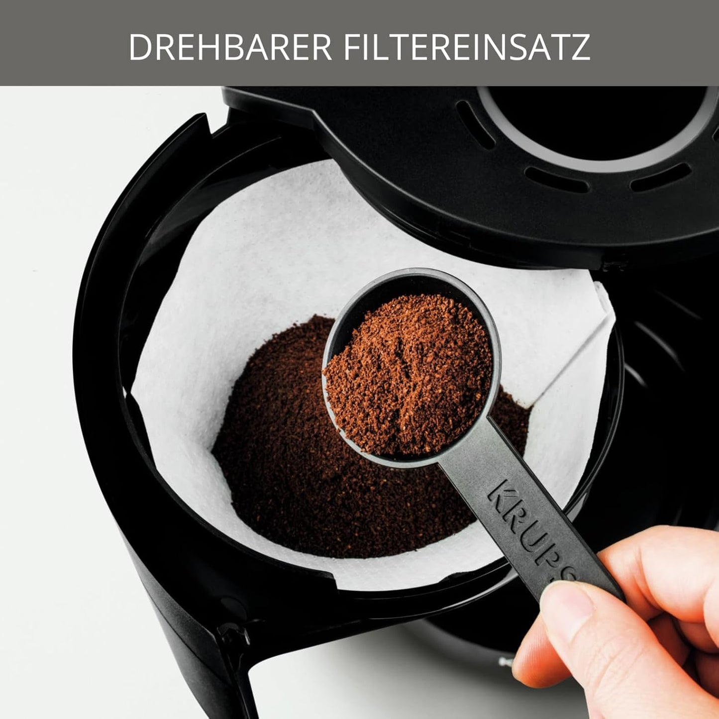 ProAroma Filterkaffeemaschine mit Glaskanne (1,25L), Schwarz F30908 ProAroma