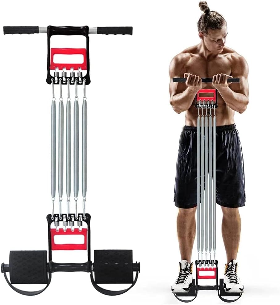 3-in-1 Sportgerät: Bauchtrimmer, Handgreifer & Expander
