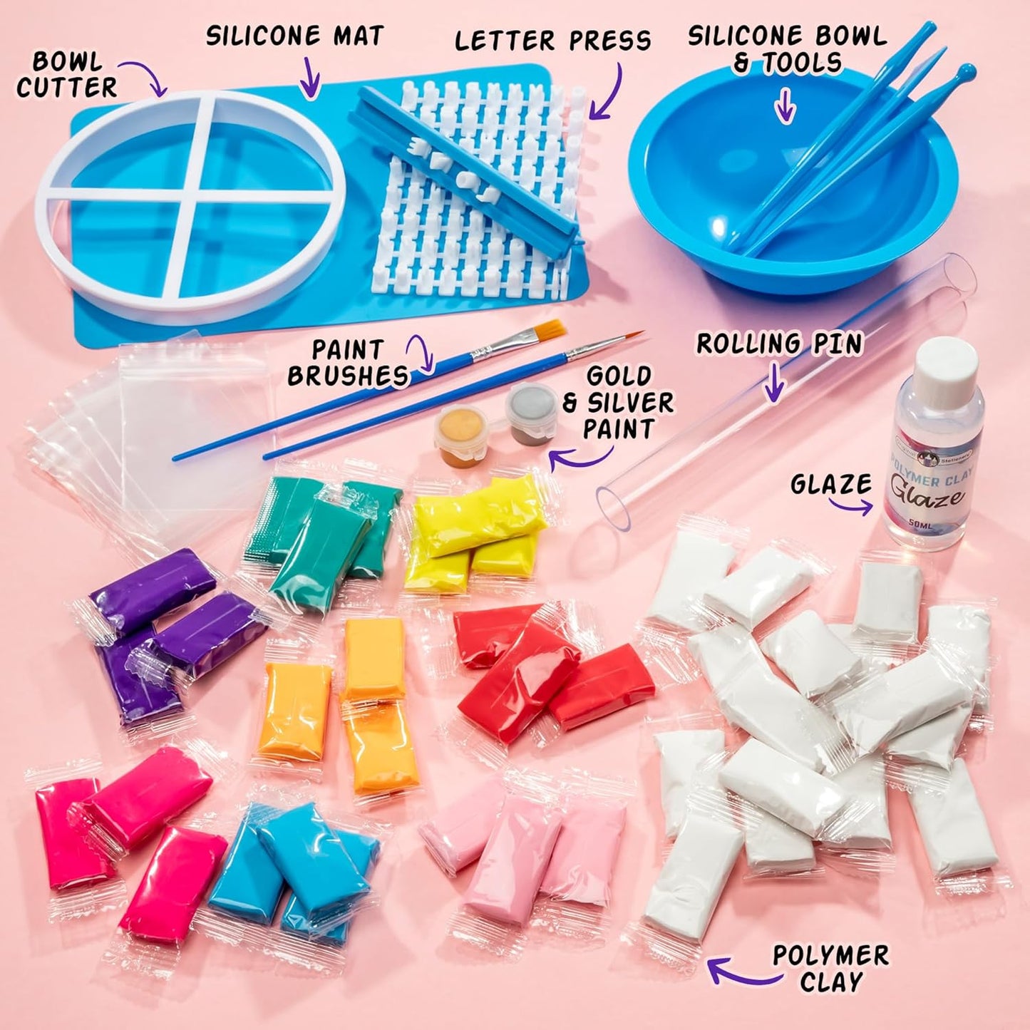 DIY Schmuckschalen-Bastelset für Kinder