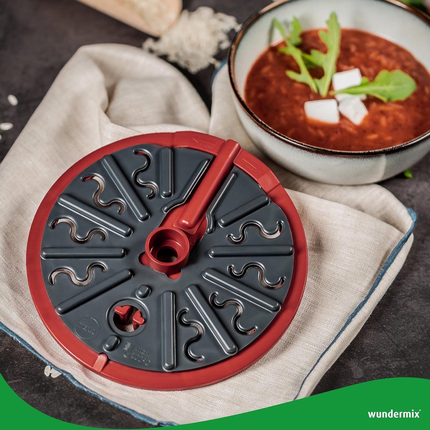 Messerabdeckung-Wechselscheibe für Monsieur Cuisine, Monsieur Cuisine, Wunderplate (Inkl. Träger) - Mc
