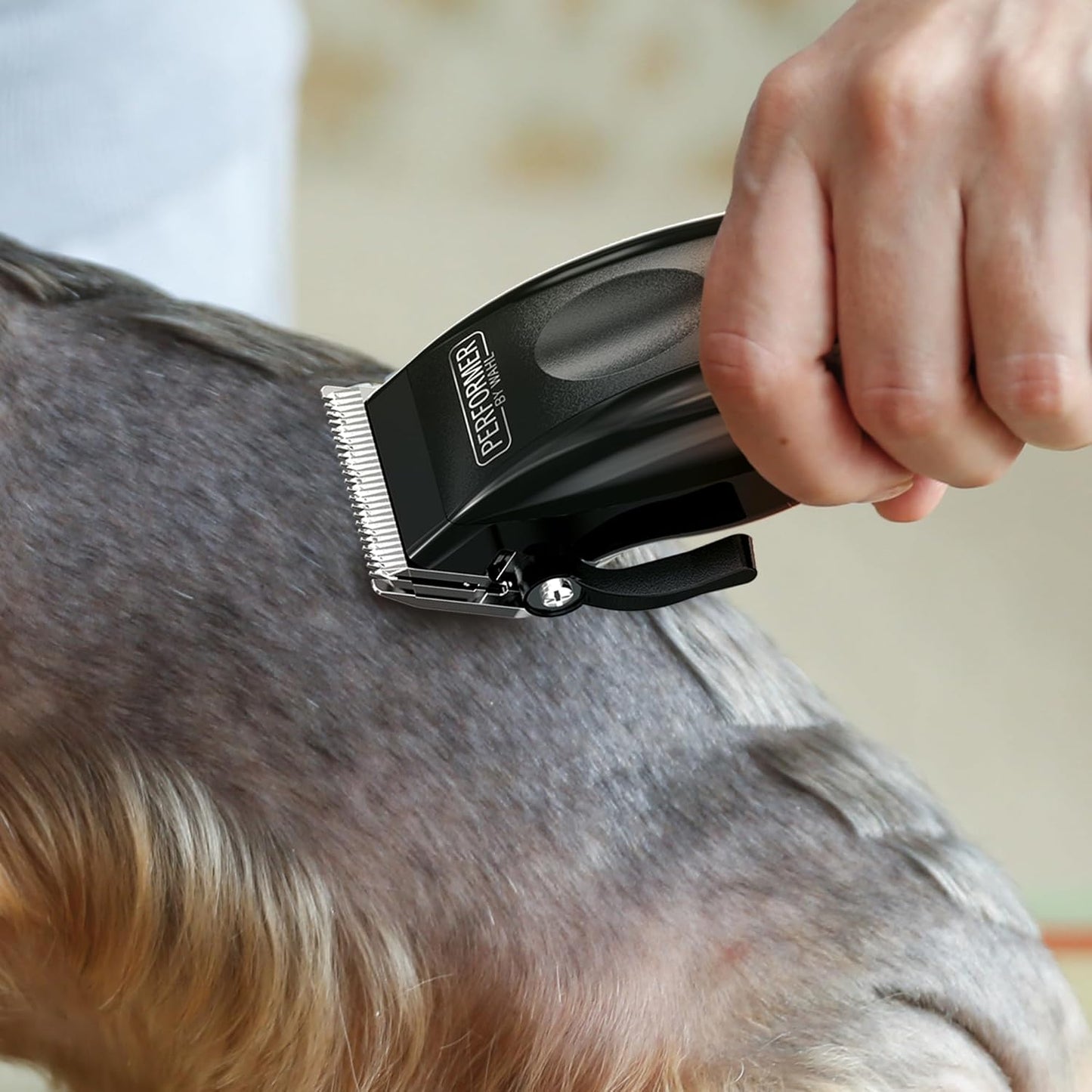 Performer Pet Clipper Set, Fellpflege mit 4 Aufsteckkämmen, Performer Pet Clipper Schwarz