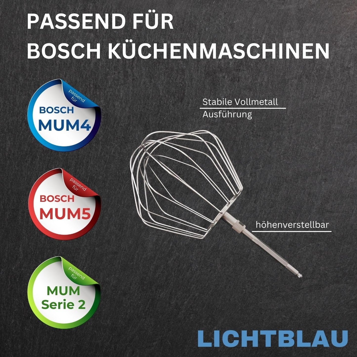 Rührbesen für Küchenmaschinen MUM4/MUM5, Rührbesen 659891