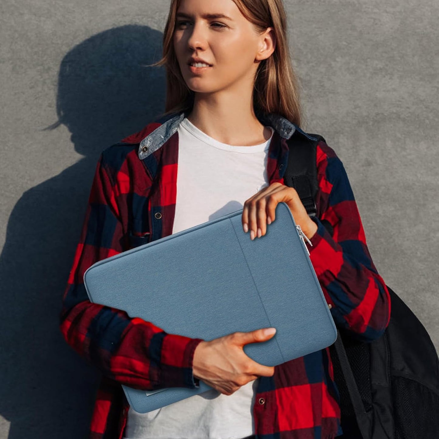 Wasserdichte Laptophülle für Lenovo, HP, Acer, 14 inch Denim Blau