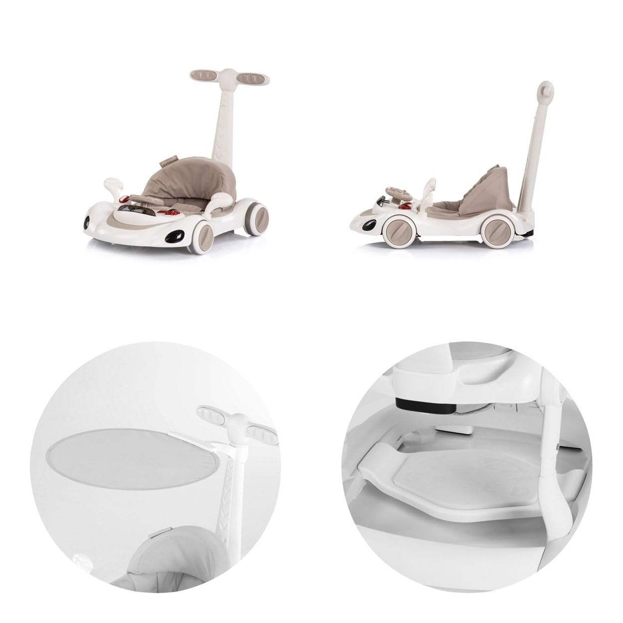 Lauflernhilfe mit Schaukelfunktion, beige