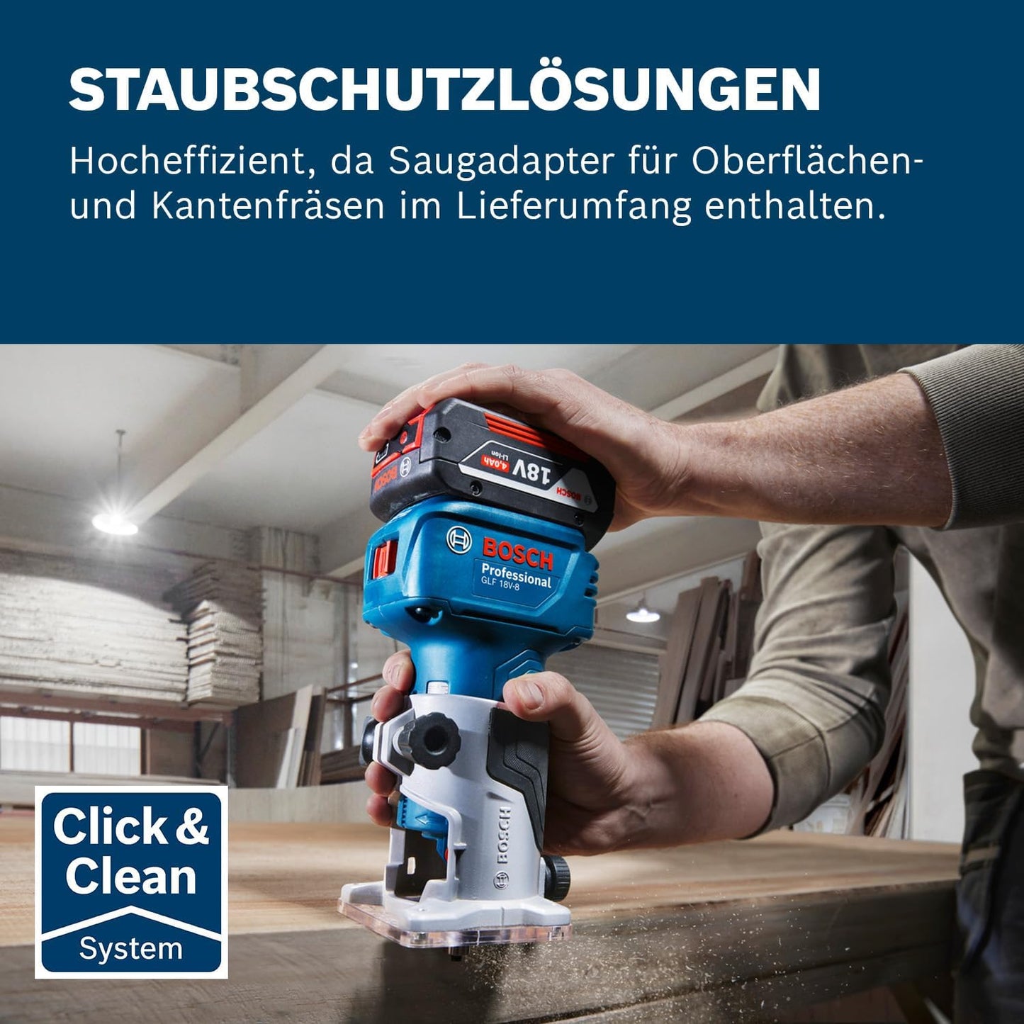 GLF 18V-8 Professional Solo, + L-Boxx, ohne Akku/Lader