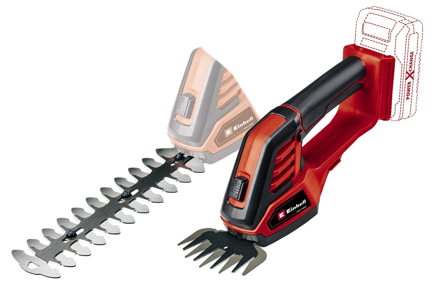Akku-Grasschere/ -Strauchschere GE-CG 18/100 Li-Solo, 18Volt, inkl. Grasschere & Strauchmesser