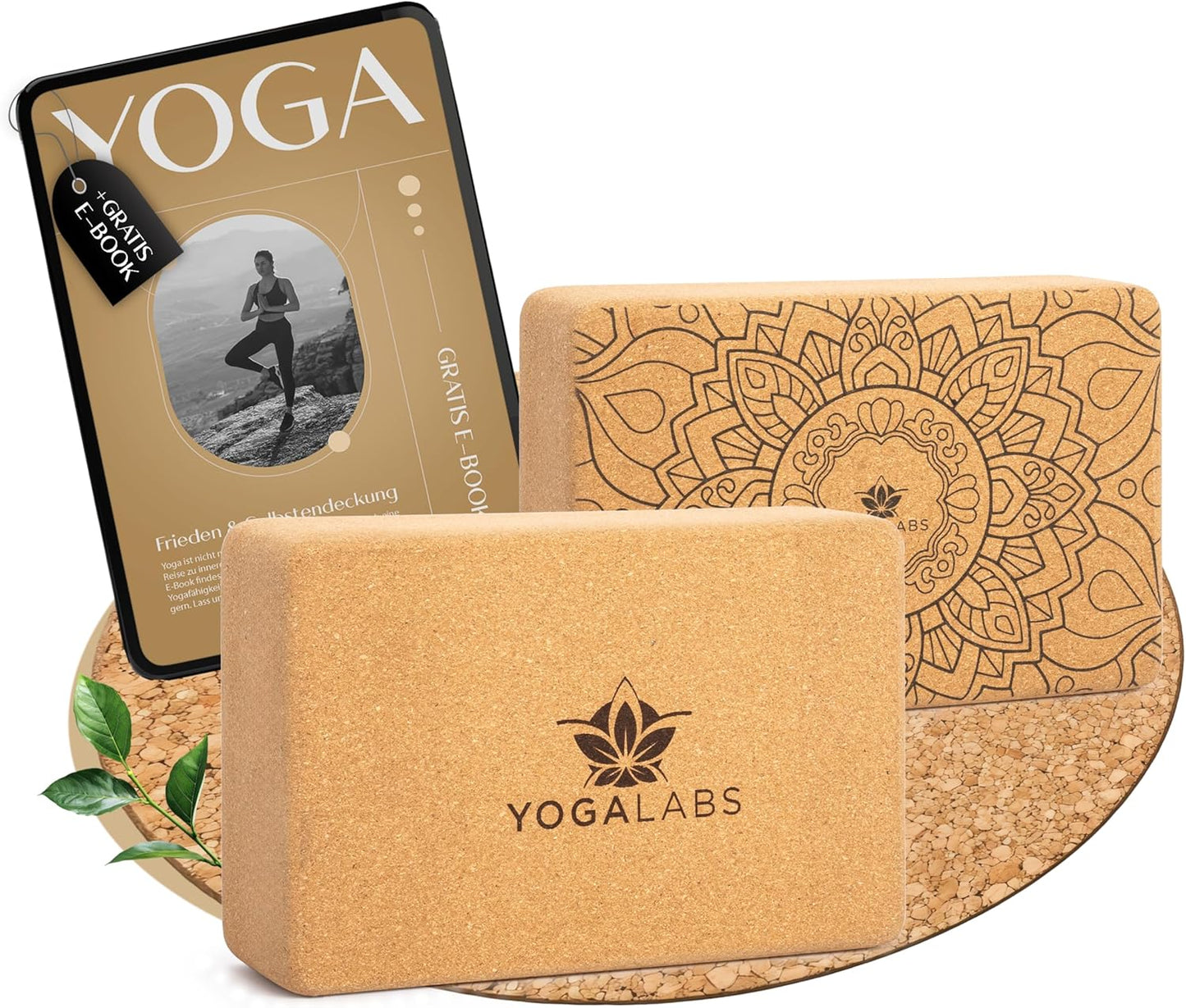 Yoga Block Set, 2 Stück