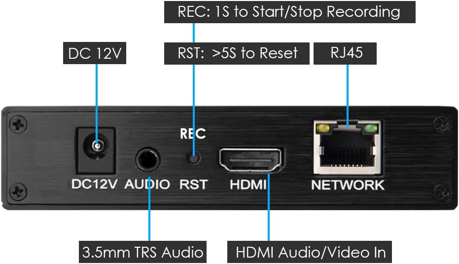 H.265 1080P HDMI Video Encoder für Live Streaming, 16E Basic