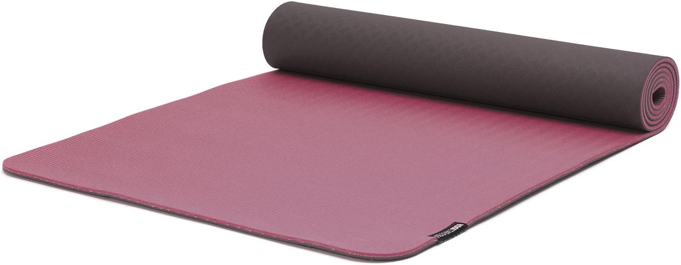 Yogimat Pro Yogamatte, - bordeaux-anthrazit