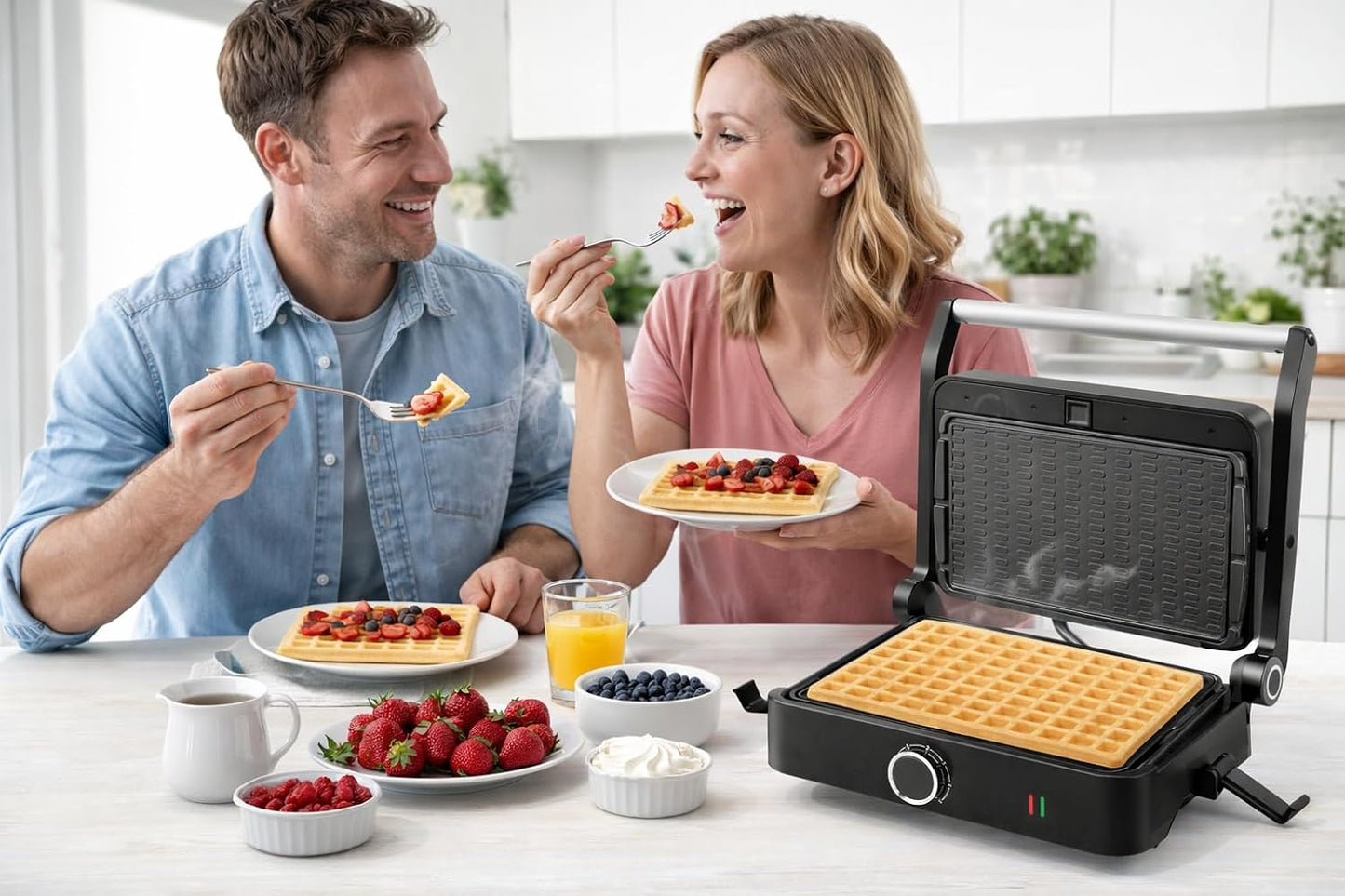 SM-1000W Toledo Thin Waffeleisen