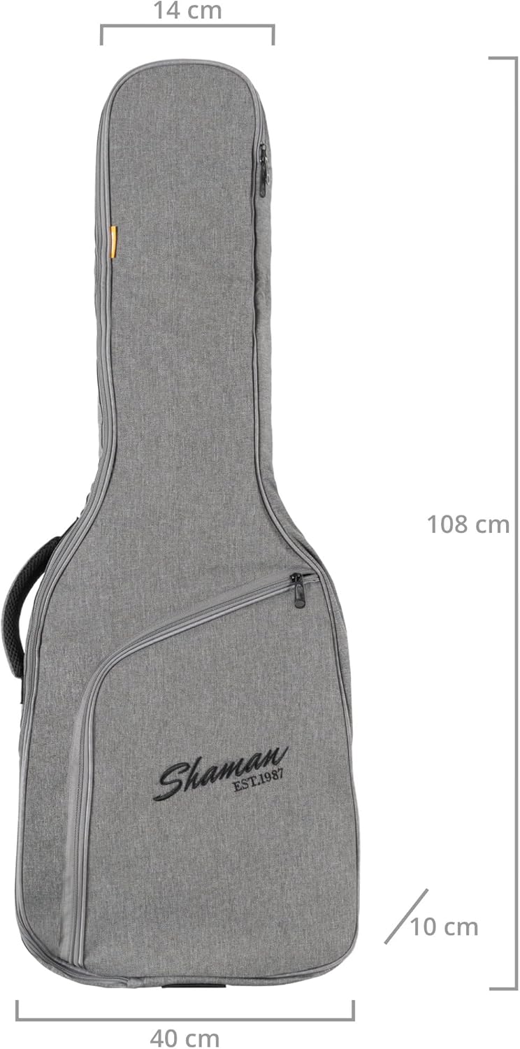Westerngitarrentasche mit Rucksack-Gurten, für Westerngitarre