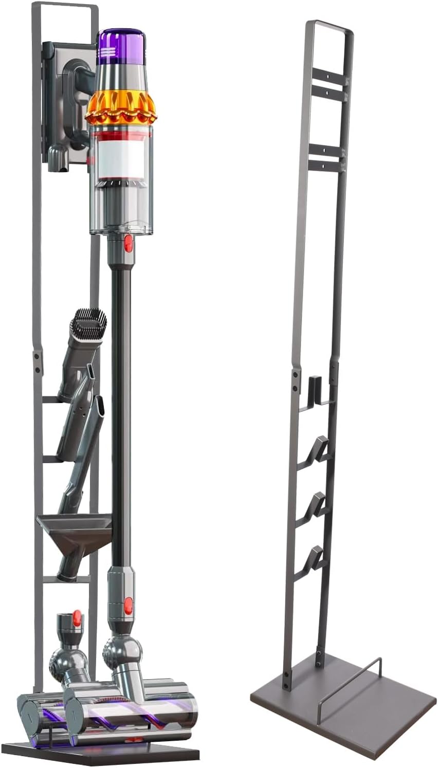 Staubsaugerständer für Dyson V6 bis V15 und DC30 bis DC74 Modelle, Grau