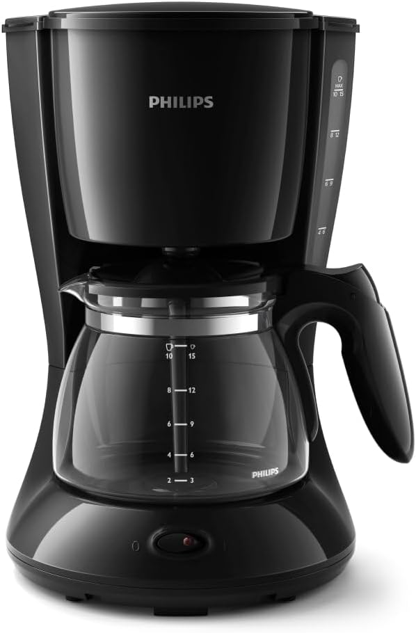 Kaffeemaschine mit Aromawirbel und Abschaltautomatik, Glaskanne