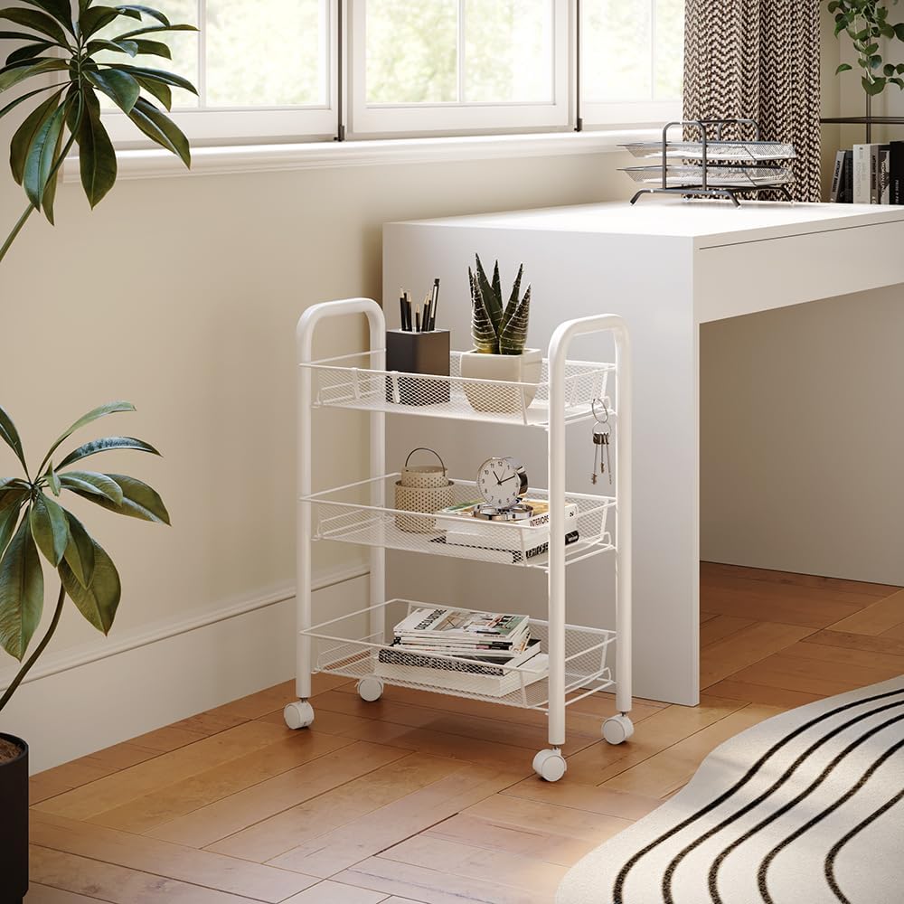 Rollcontainer Tarro, Weiss