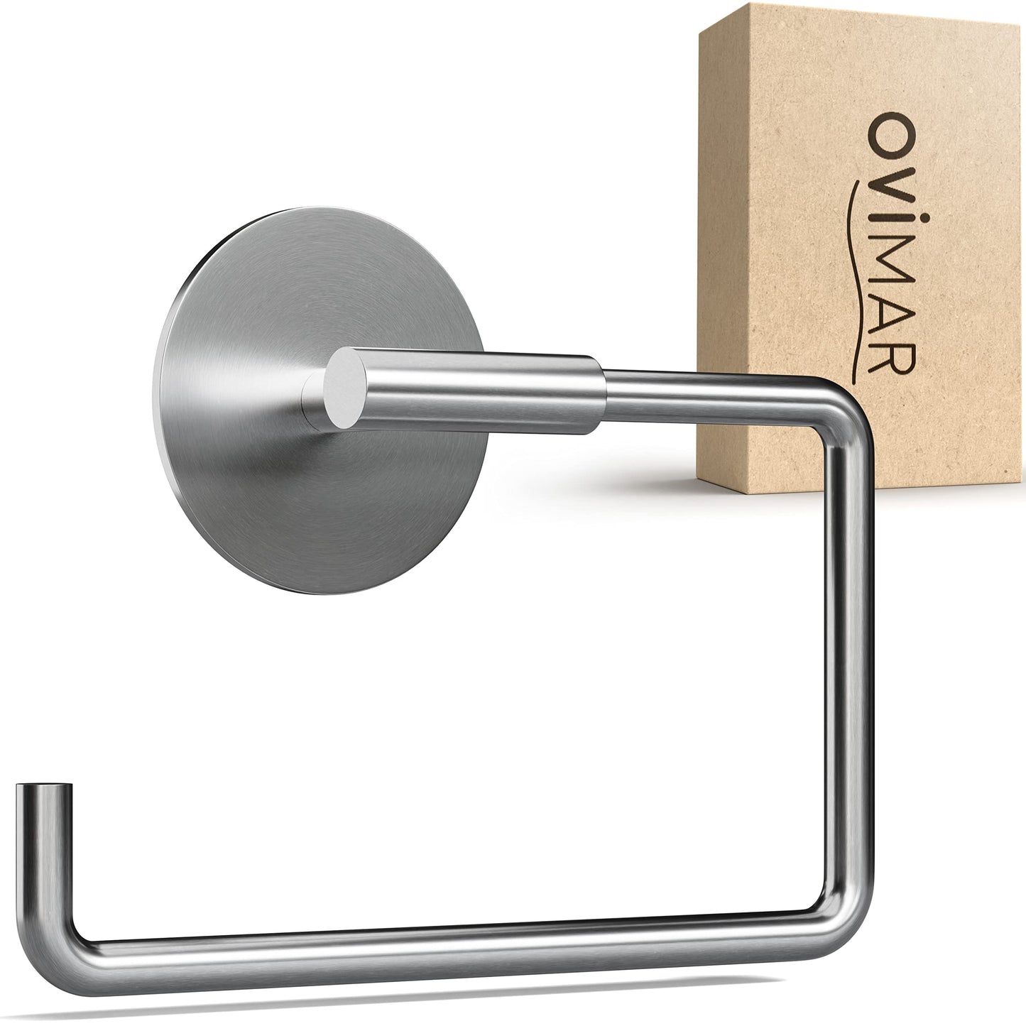 Toilettenpapierhalter, Silber Zum Kleben