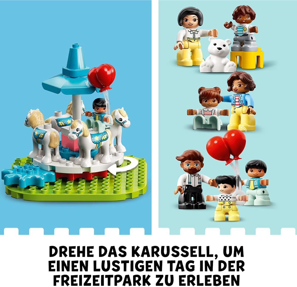 10956 DUPLO Erlebnispark, Konstruktionsspielzeug, Standard Verpackung Single