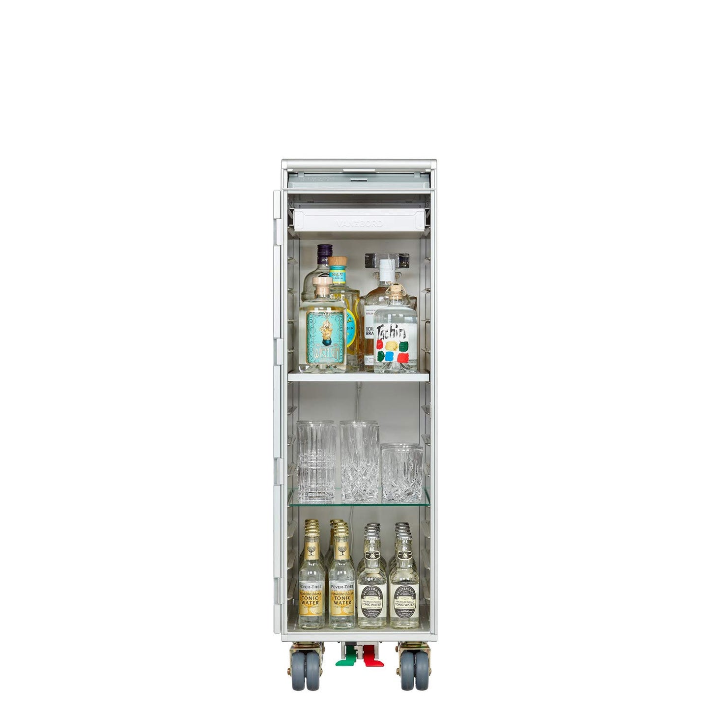 Ausstattungspaket für Airline Trolleys KSSU-Norm, Aluminium KSSU