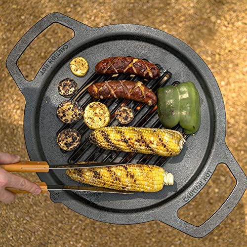 Ranger Grillrost mit Aufsatz, Grillplatte + Aufsatz, Ranger