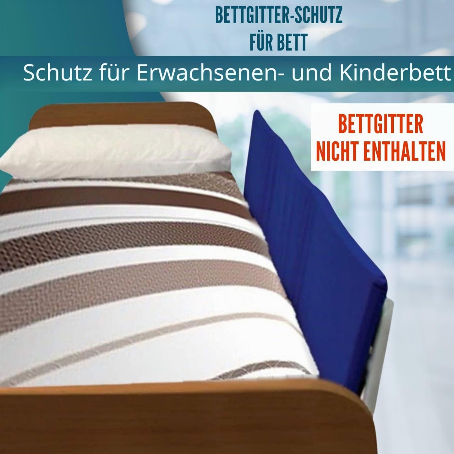 Geländerschutz für Betten (Kinder & Erwachsene)