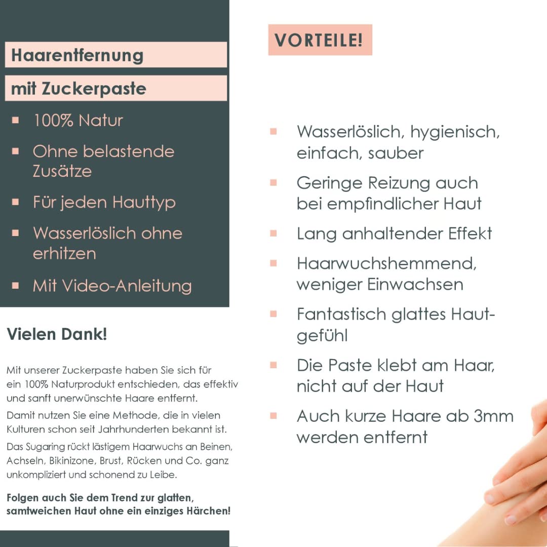 Zuckerpaste Beauty-Set