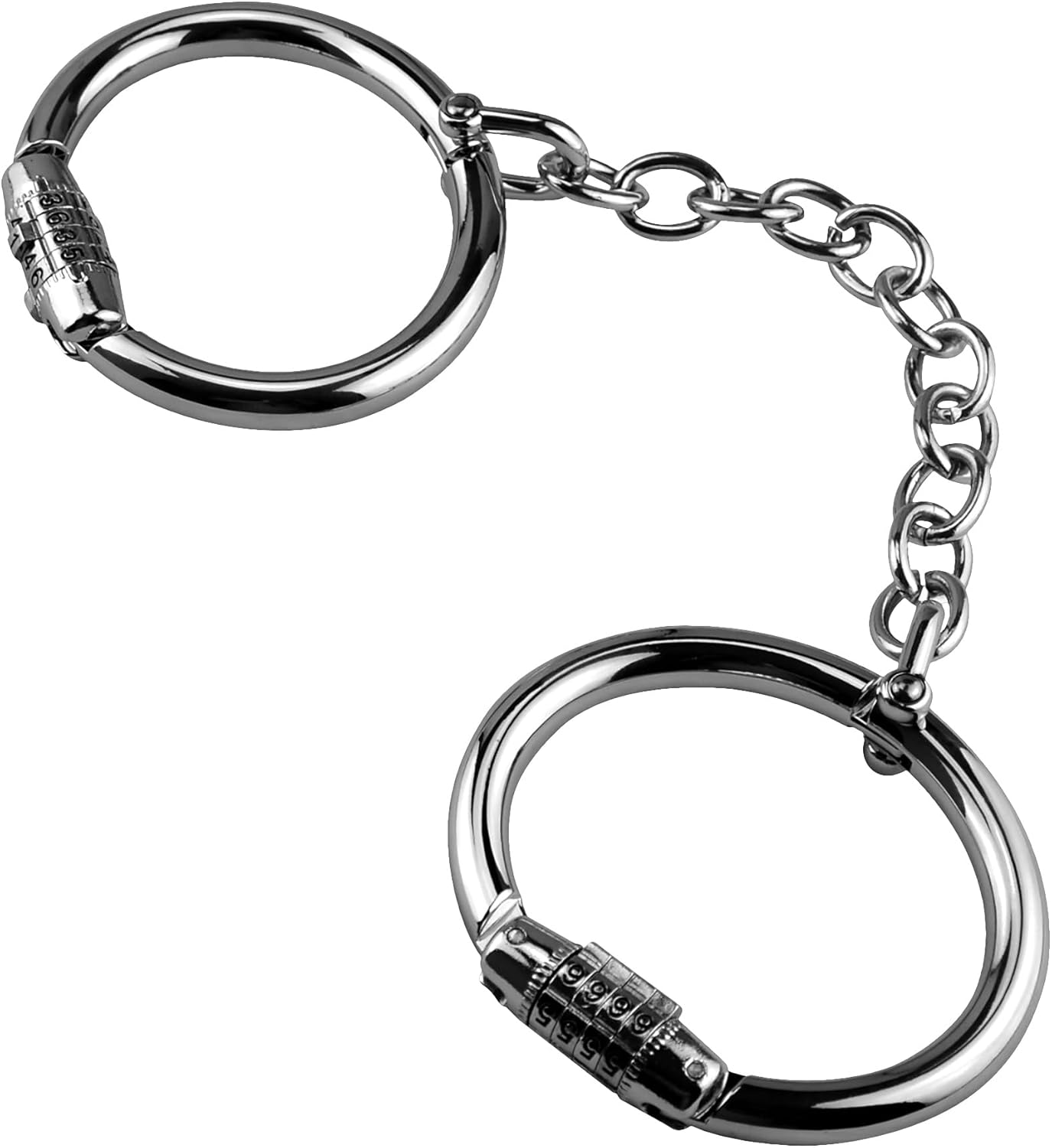 Self-Bondage Handschellen-Set mit 4-stelligem Zahlenschloss