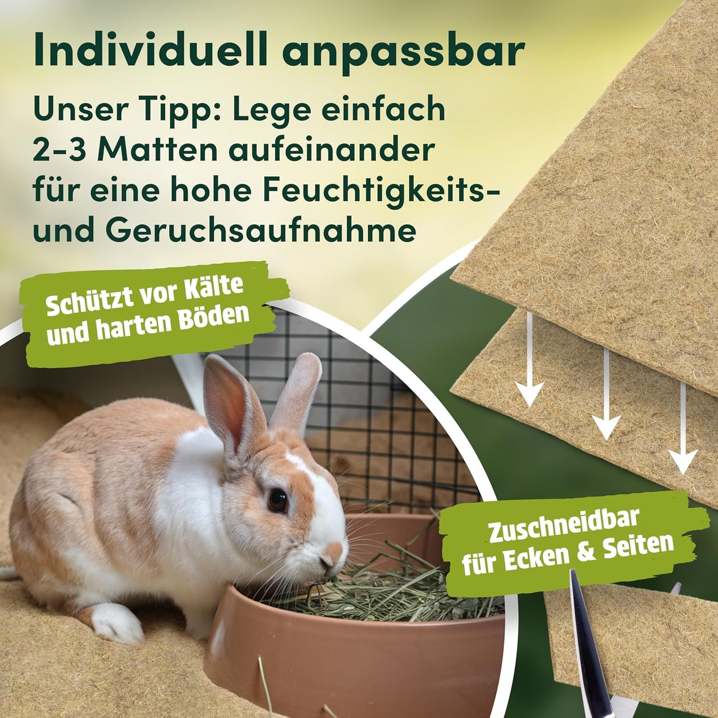 5-teiliges Nagermatten-Set, 5er Set