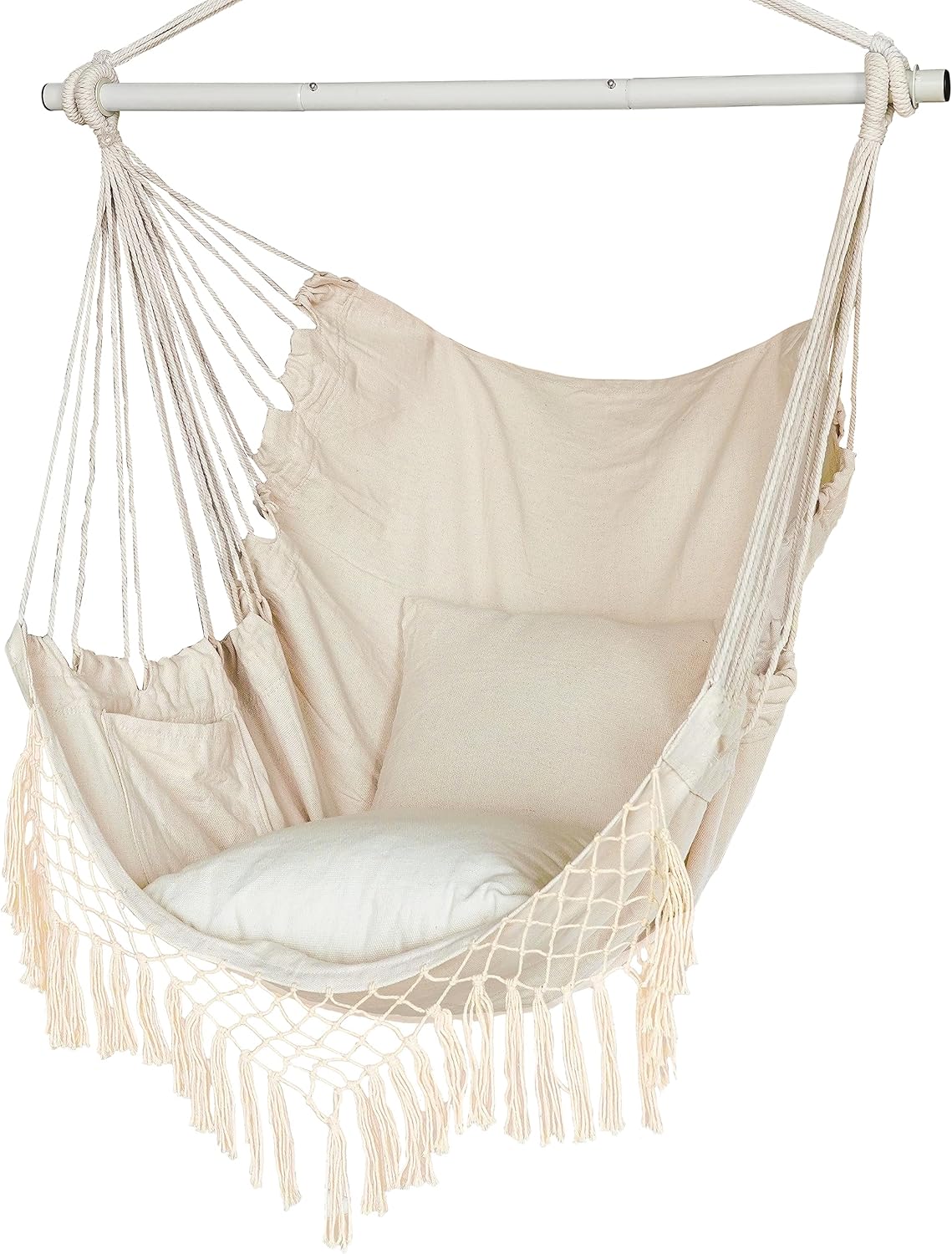 Hängesessel für Indoor und Outdoor, Beige