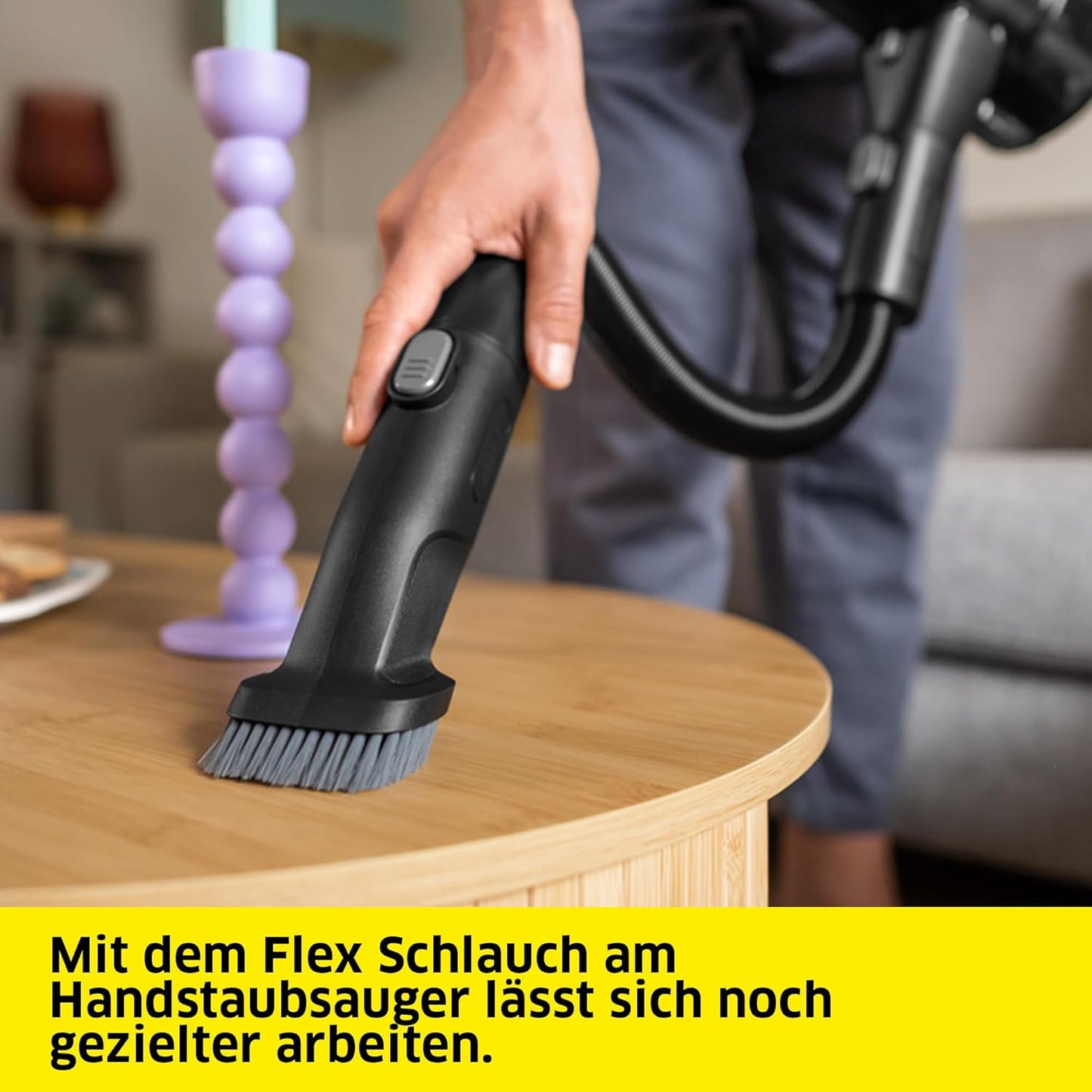 Akku-Staubsauger, mit Max-Flex-Gelenkrohr