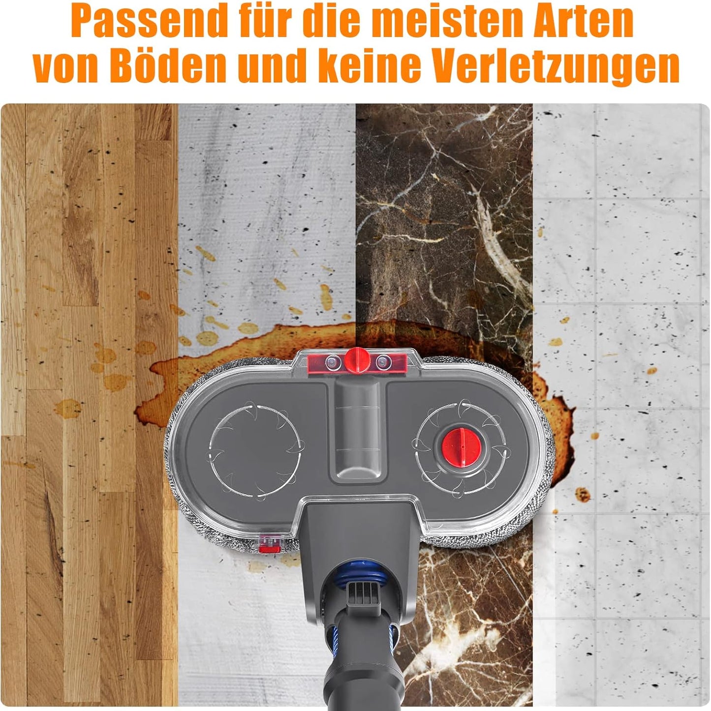Elektro-Mopp-Aufsatz für Dyson Staubsauger