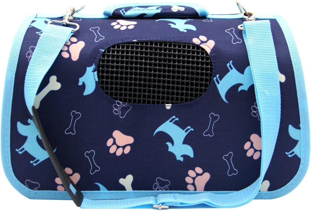 Transporttasche für Haustiere (Grösse L), L (51 x 26 x 29 cm) Blau