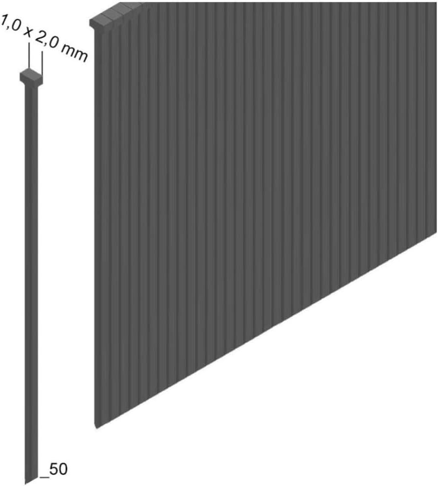 2XR-J50 Druckluftnagler im Transportkoffer + Stauchkopfnägel Brads 50 mm 4000 Stück