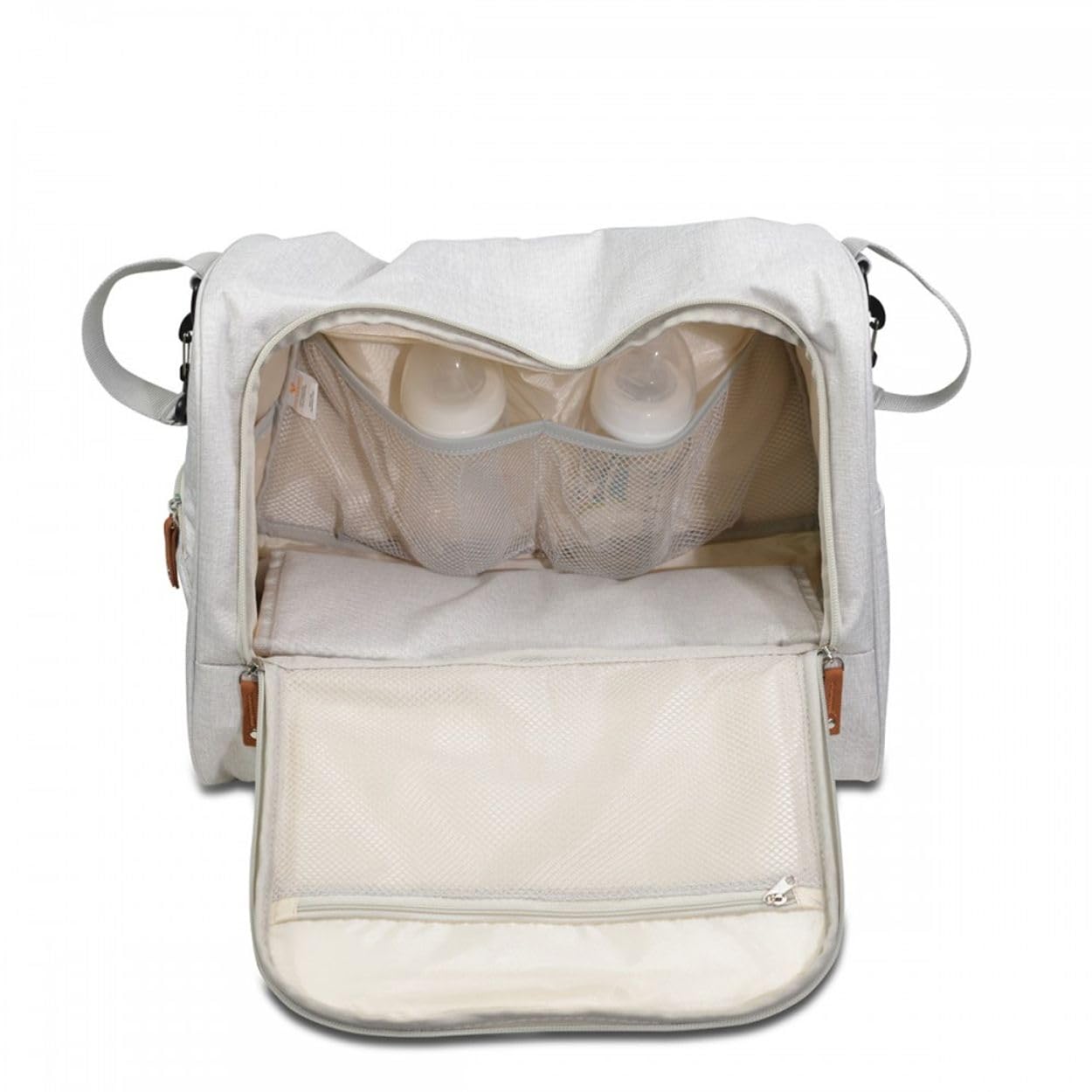 Wickeltasche Jossie, Beige