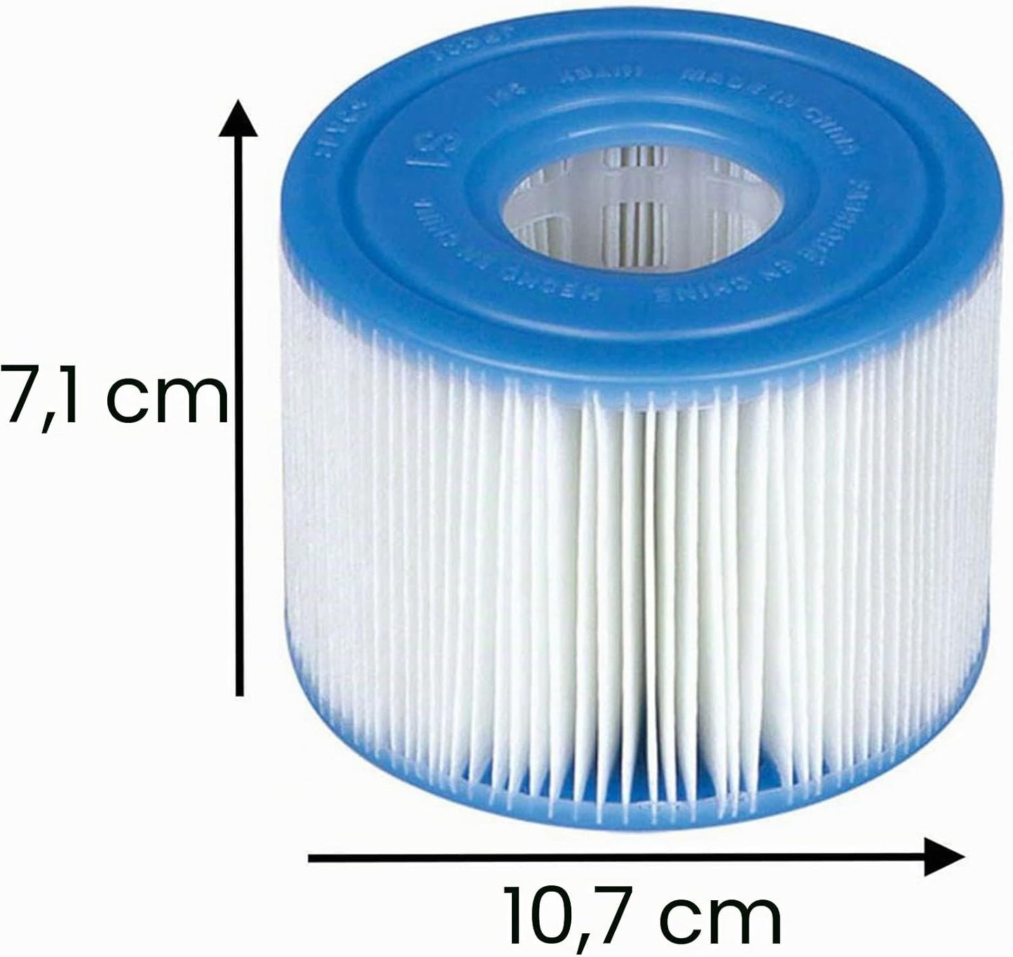 PureSpa Typ S1 Poolfilter-Kartuschen (12 Stück), 12 Stück (1er Pack)