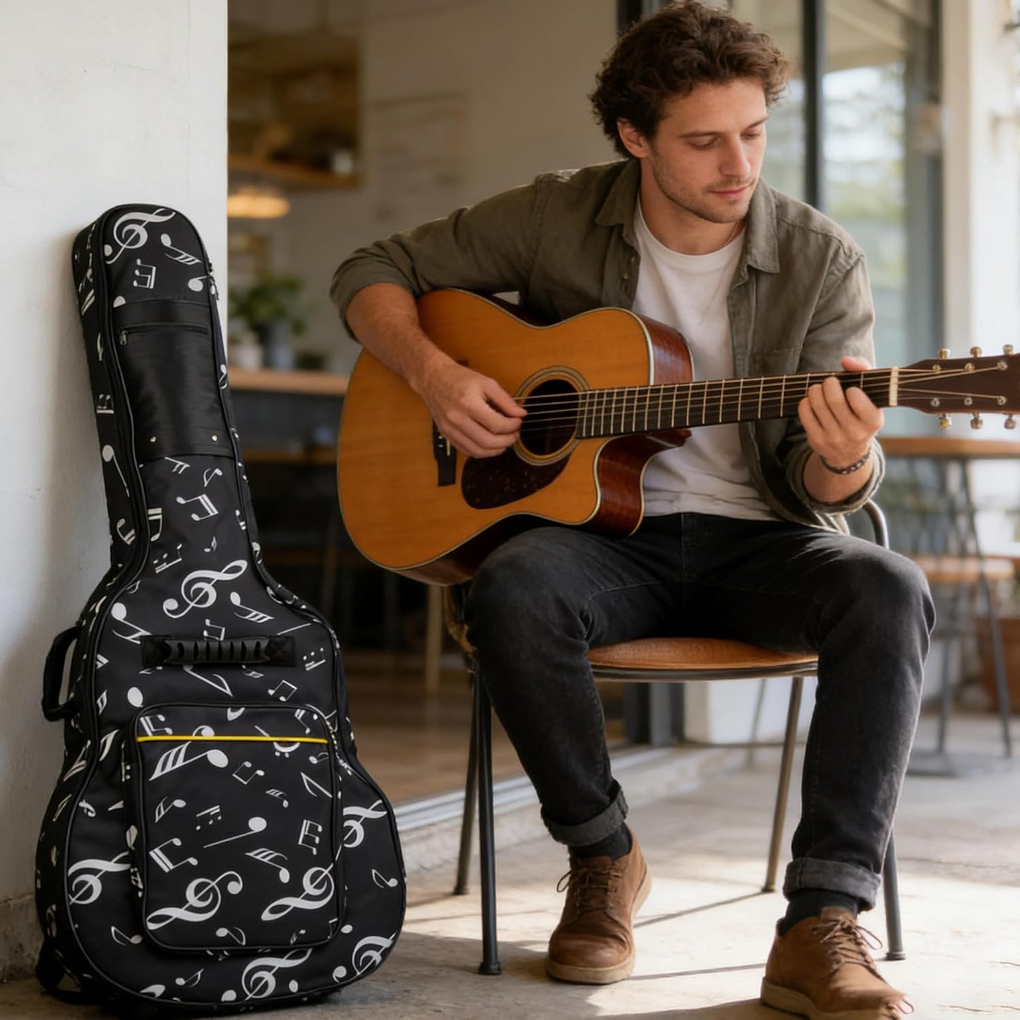 Wasserdichte Gitarrentasche, Schwarz