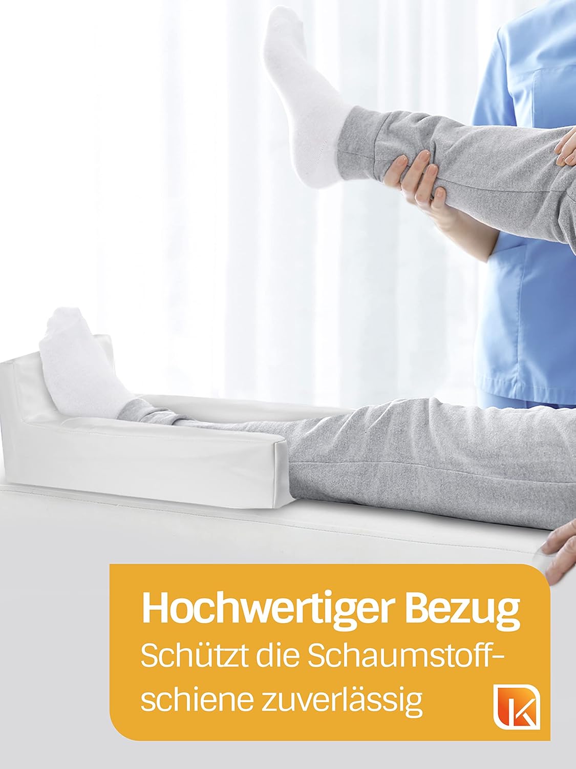 Kunstlederbezug für Beinflachlagerungsschiene