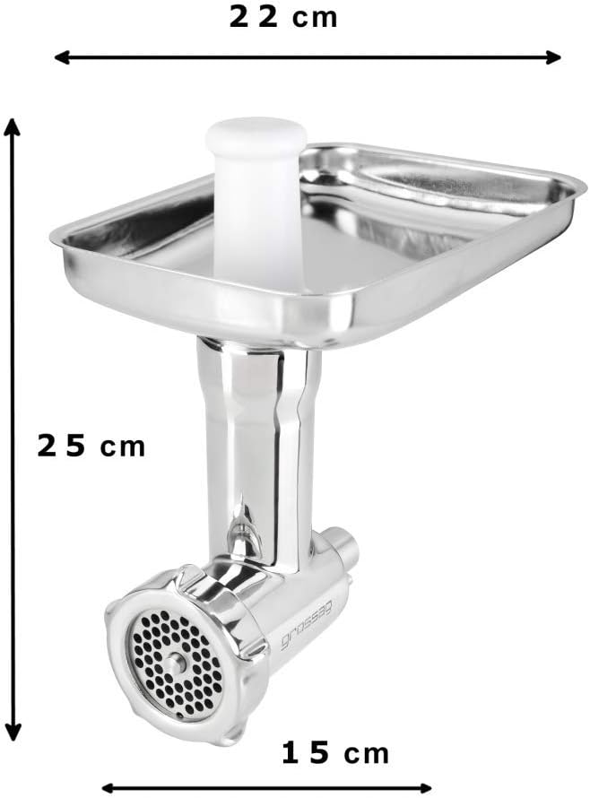 Fleischwolf für KitchenAid KFW 500, Edelstahl; KFW 500