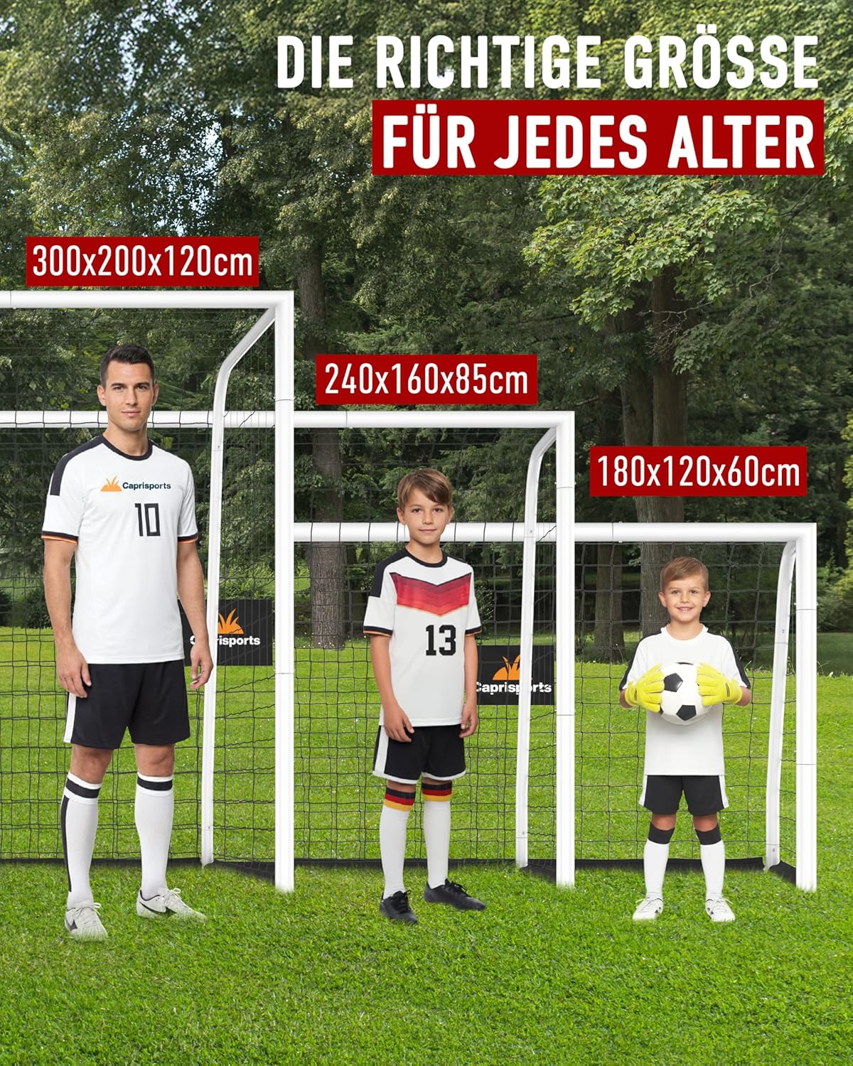Fussballtor für Kinder, 300x200 cm