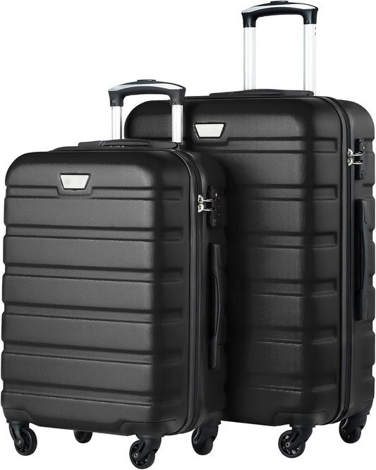 2-teiliges Hartschalenkoffer-Set, Mondnacht Schwarz Set-2tlg(S + M)