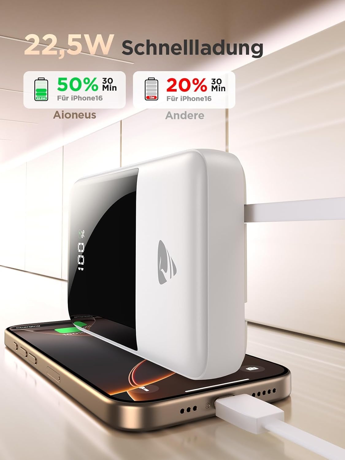 Powerbank, Weiss 20000mAh