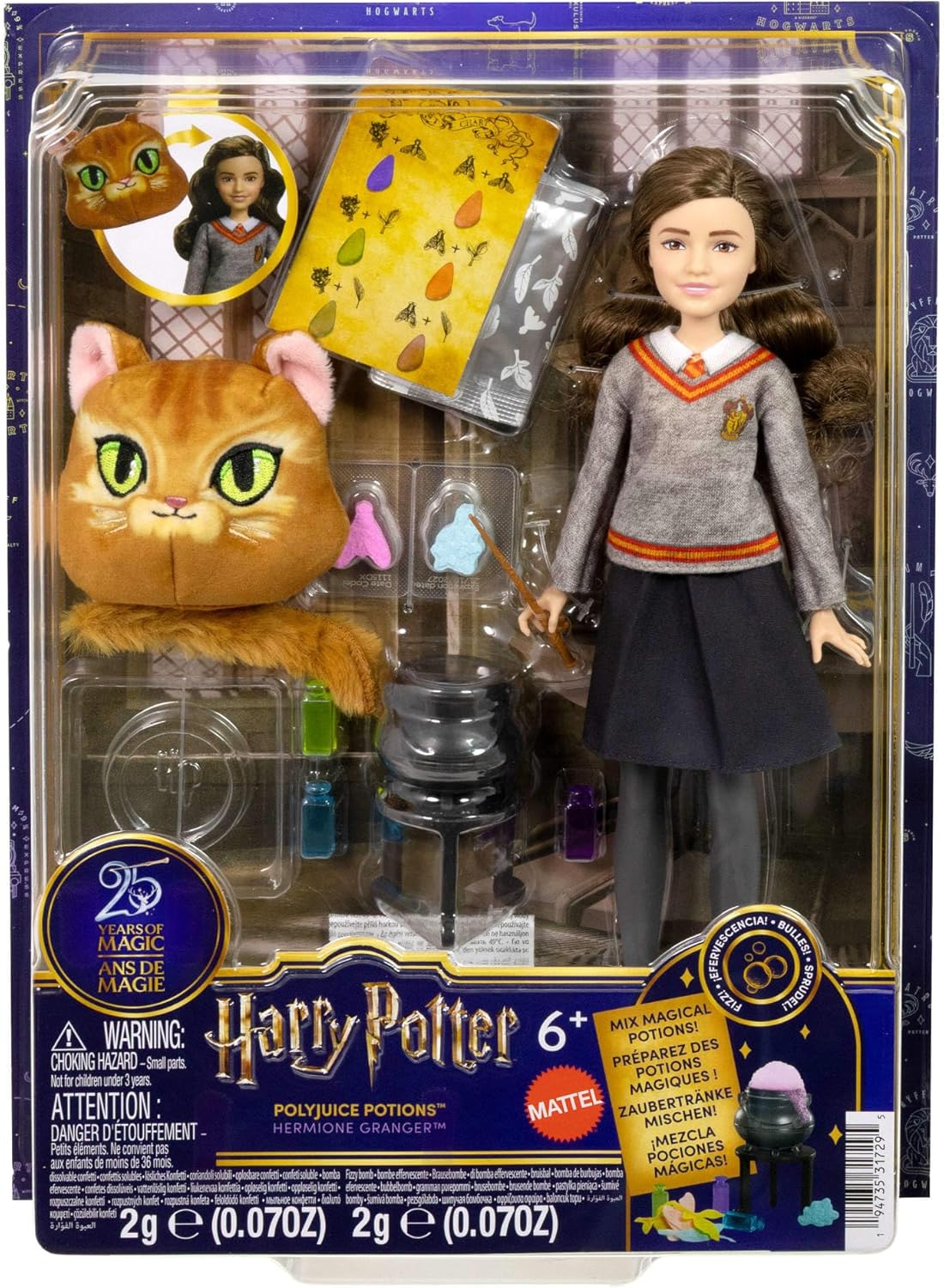 Hermine Granger Spielset mit Vielsaft-Trank, Braun - Hermione Playset