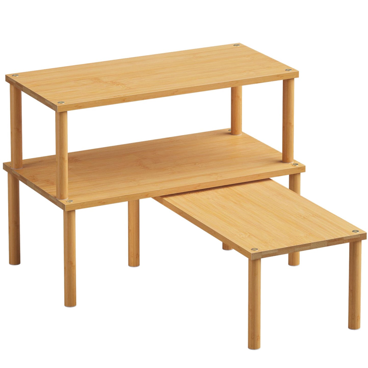 Bambus Schrank-Organizer, Braun Grossformat