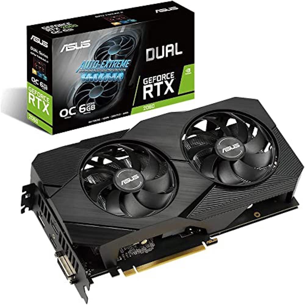 GeForce RTX 2060 DUAL EVO OC, Grafikkarte, 6G OC Edition