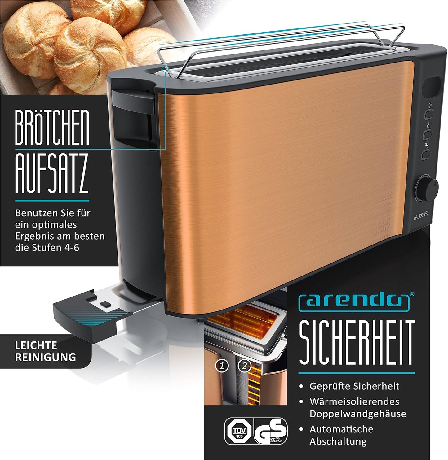 Frühstücks-Set - Wasserkocher Elegant und Toaster Frukost