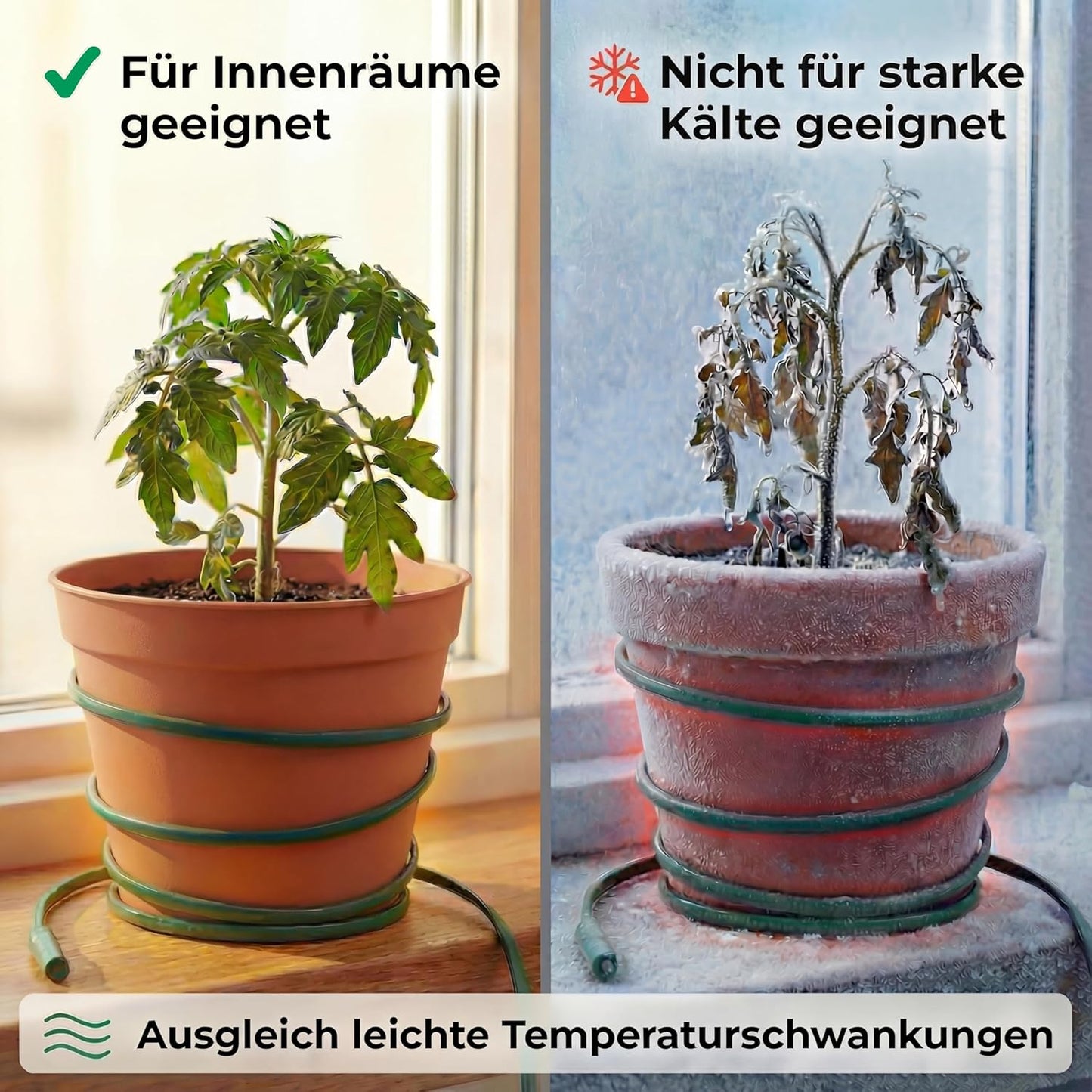 Pflanzenheizung Heizkabel, L — 10 m | 40 W