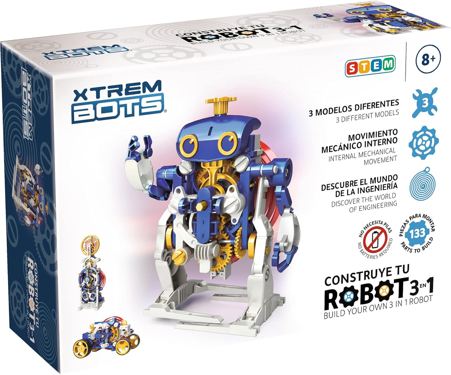 3-in-1 Lernroboter-Set für Kinder ab 8 Jahren, 3-in-1