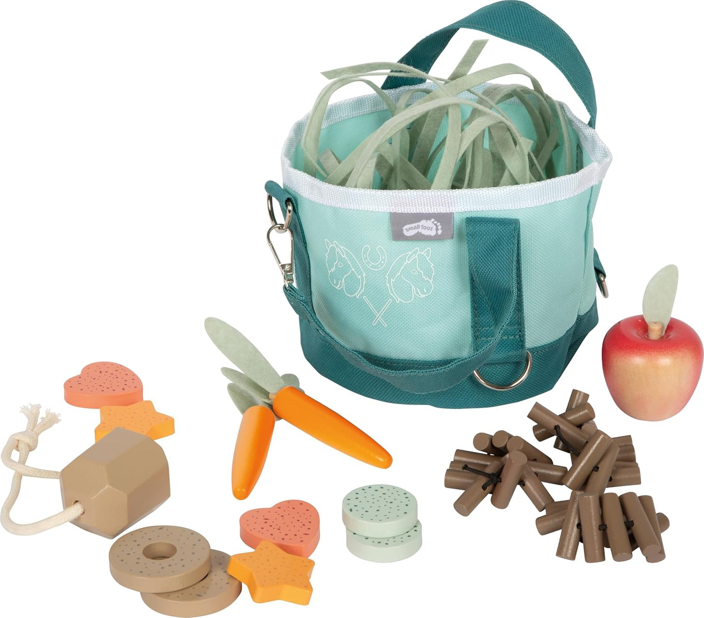 Pferdefutter Spielset mit Zubehör, Pferdefutter-Set
