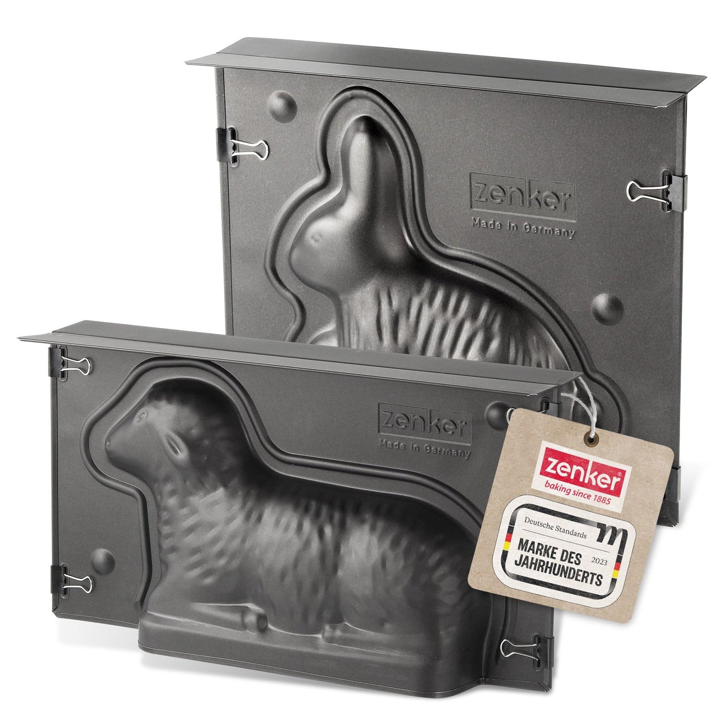 3D Osterlamm & Hase Backformen Set, Lamm & Hase