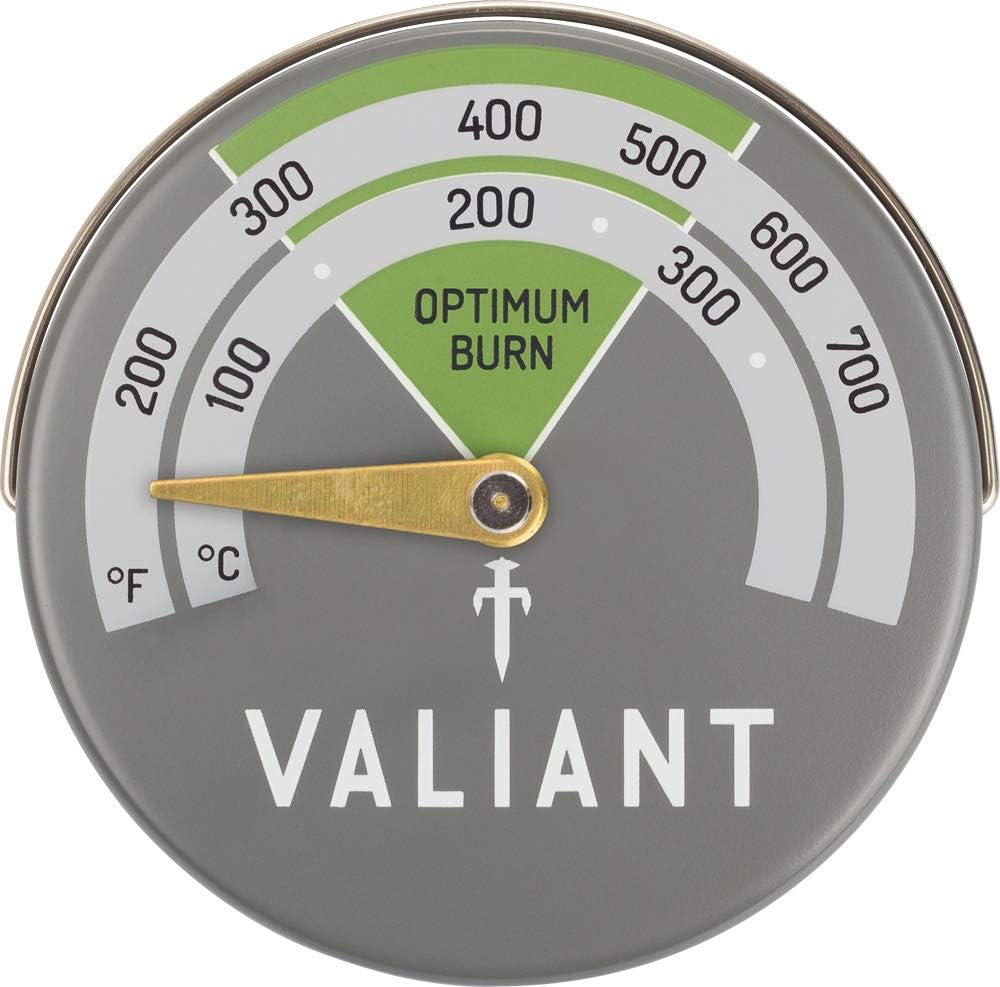 Ofenventilator mit Magnetthermometer, Premium IV Ofenventilator Einzeln Grünes Thermometer